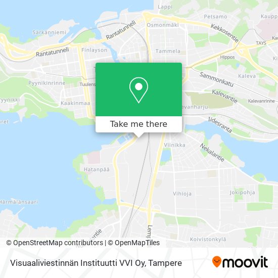 Visuaaliviestinnän Instituutti VVI Oy map