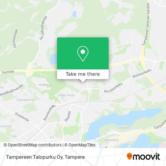 Tampereen Talopurku Oy map