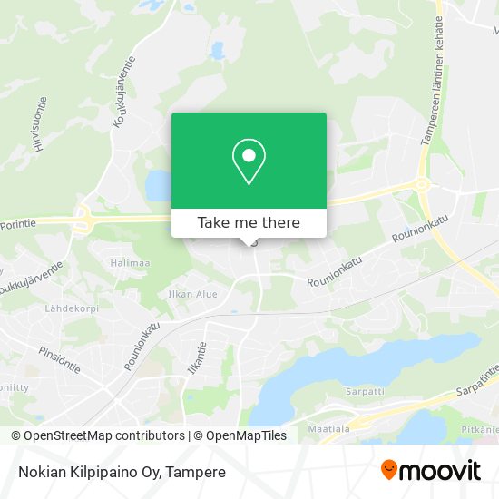 Nokian Kilpipaino Oy map