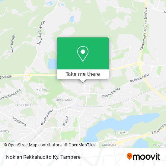 Nokian Rekkahuolto Ky map