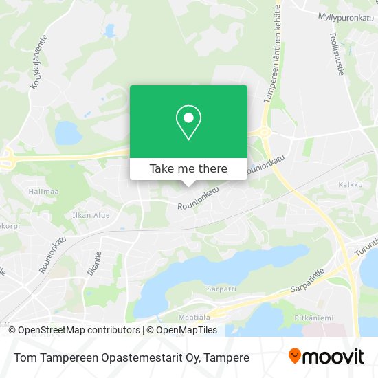 Tom Tampereen Opastemestarit Oy map