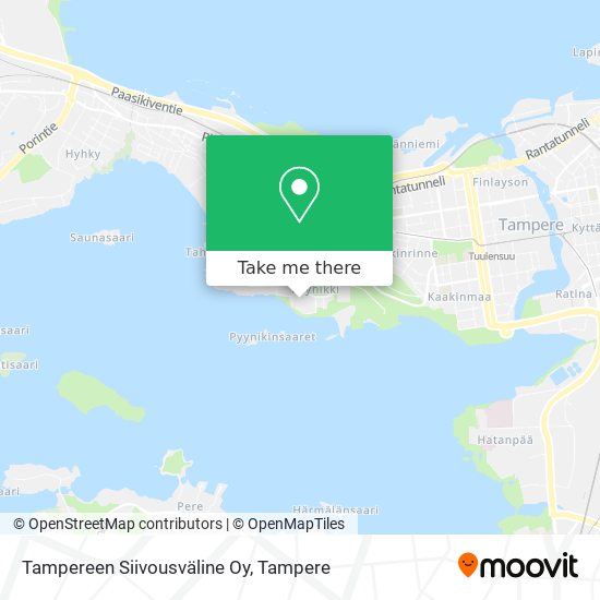 Tampereen Siivousväline Oy map