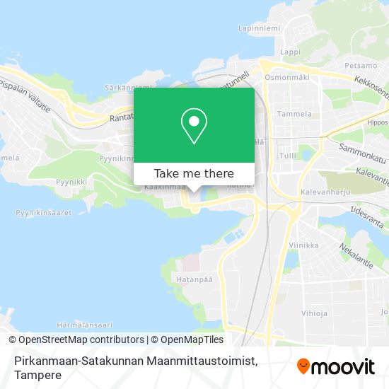 Pirkanmaan-Satakunnan Maanmittaustoimist map