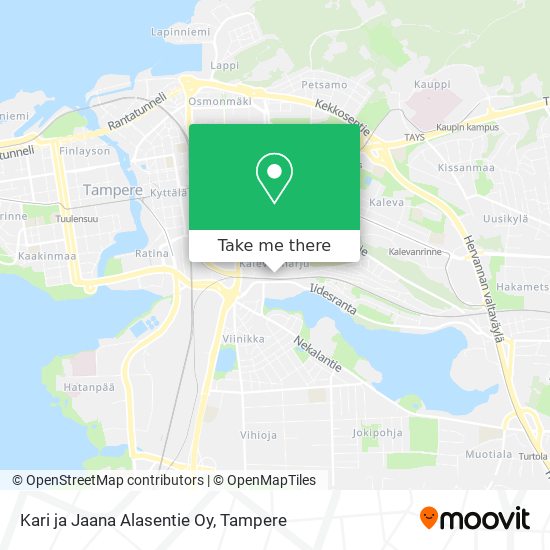 Kari ja Jaana Alasentie Oy map