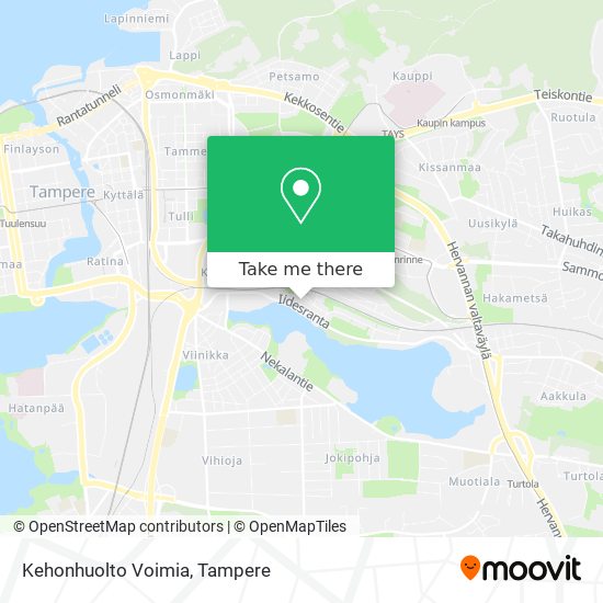 Kehonhuolto Voimia map