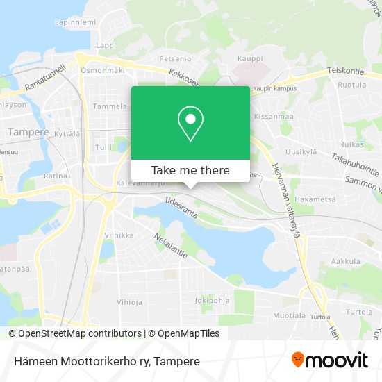 Hämeen Moottorikerho ry map