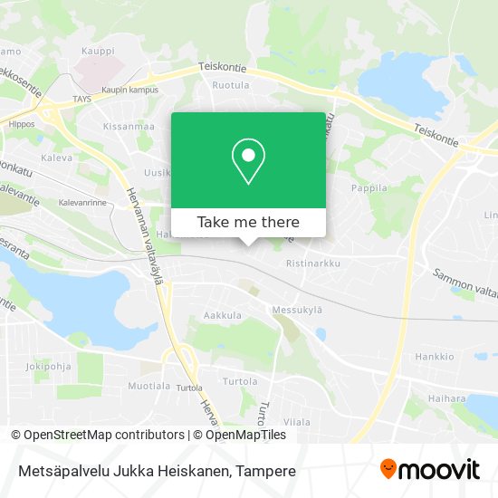 Metsäpalvelu Jukka Heiskanen map