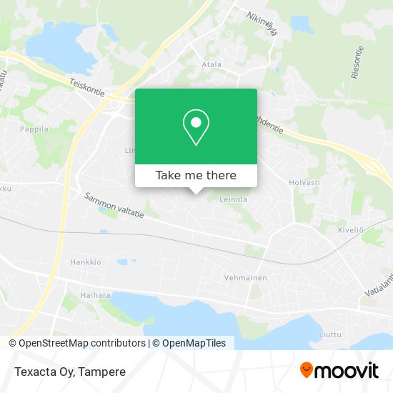 Texacta Oy map