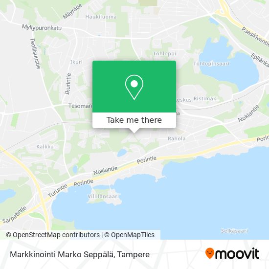 Markkinointi Marko Seppälä map