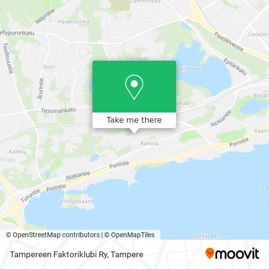 Tampereen Faktoriklubi Ry map