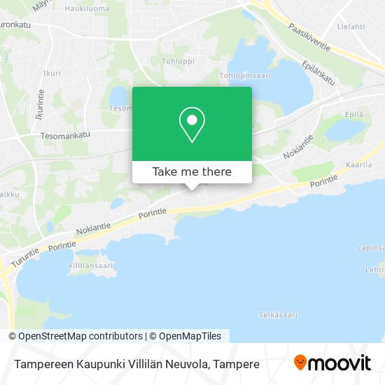 Tampereen Kaupunki Villilän Neuvola map