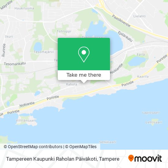 Tampereen Kaupunki Raholan Päiväkoti map