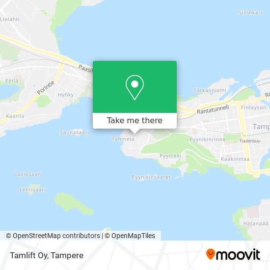 Tamlift Oy map