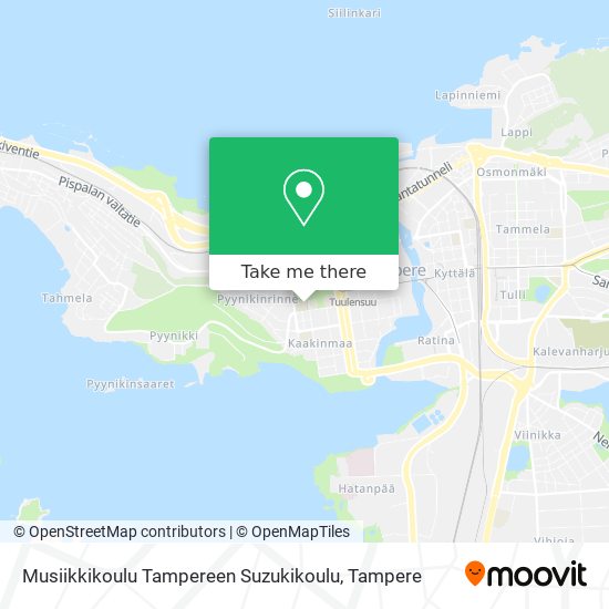 Musiikkikoulu Tampereen Suzukikoulu map
