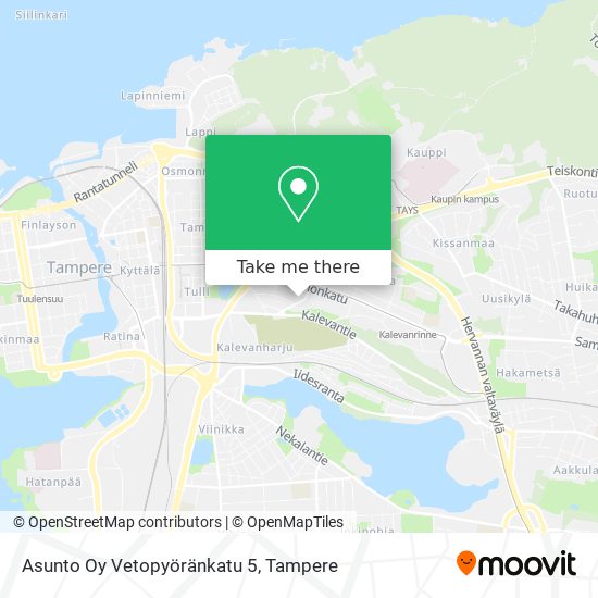 Asunto Oy Vetopyöränkatu 5 map