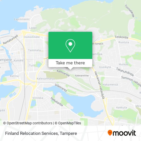 Finland Relocation Services map