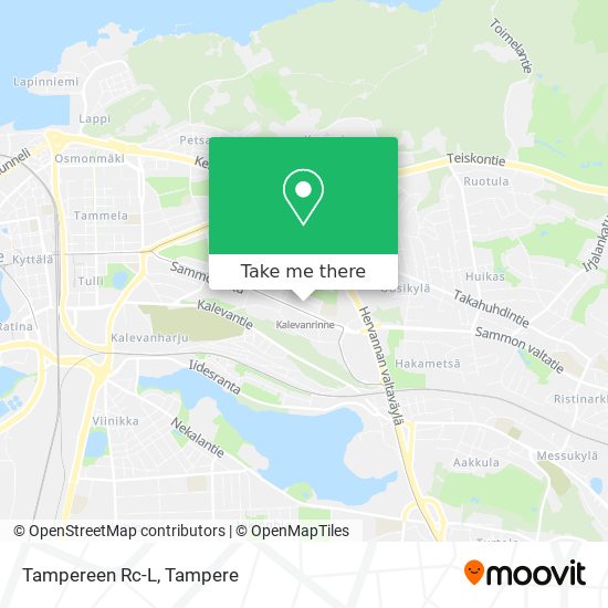 Tampereen Rc-L map