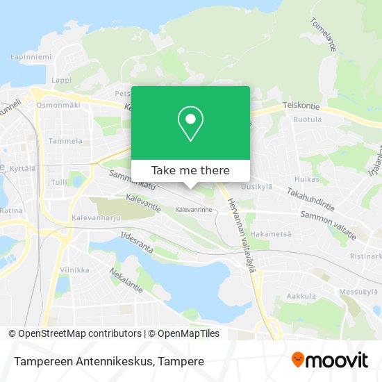 Tampereen Antennikeskus map