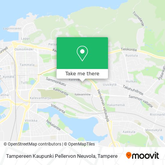 Tampereen Kaupunki Pellervon Neuvola map