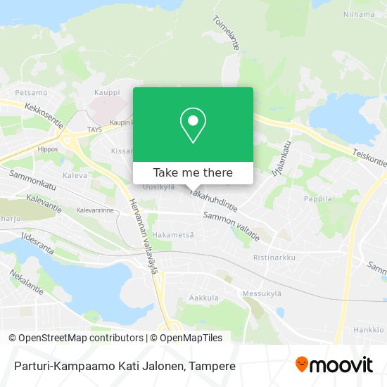 Parturi-Kampaamo Kati Jalonen map