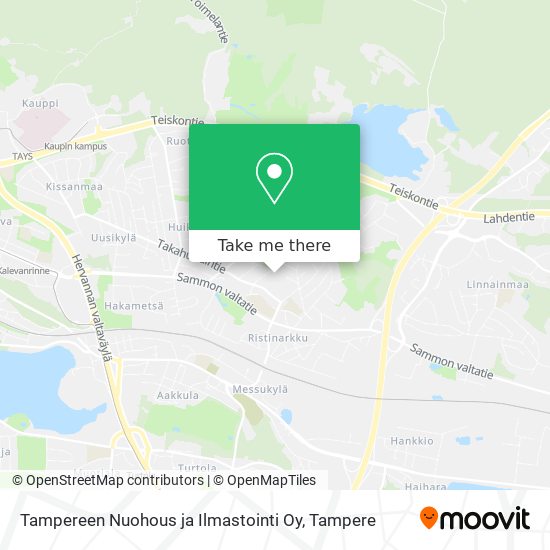 Tampereen Nuohous ja Ilmastointi Oy map