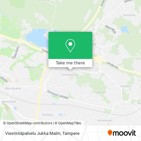 Viestintäpalvelu Jukka Malm map
