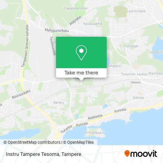 Instru Tampere Tesoma map