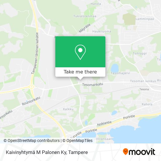 Kaivinyhtymä M Palonen Ky map