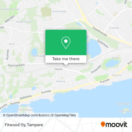 Fitwood Oy map