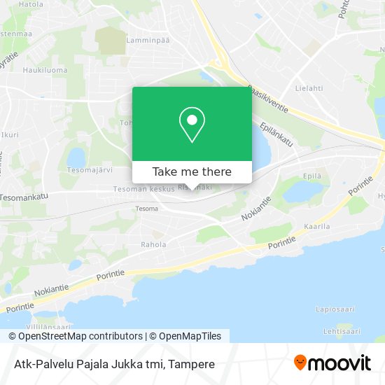 Atk-Palvelu Pajala Jukka tmi map