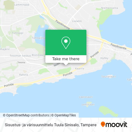 Sisustus- ja värisuunnittelu Tuula Sinisalo map