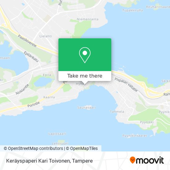 Keräyspaperi Kari Toivonen map