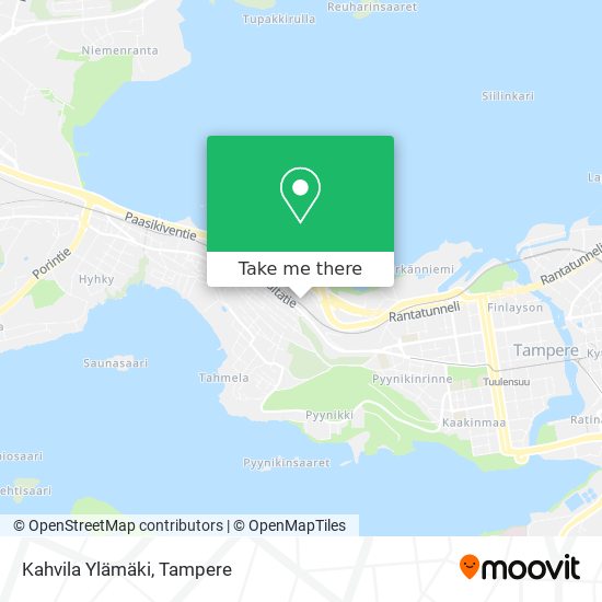 Kahvila Ylämäki map