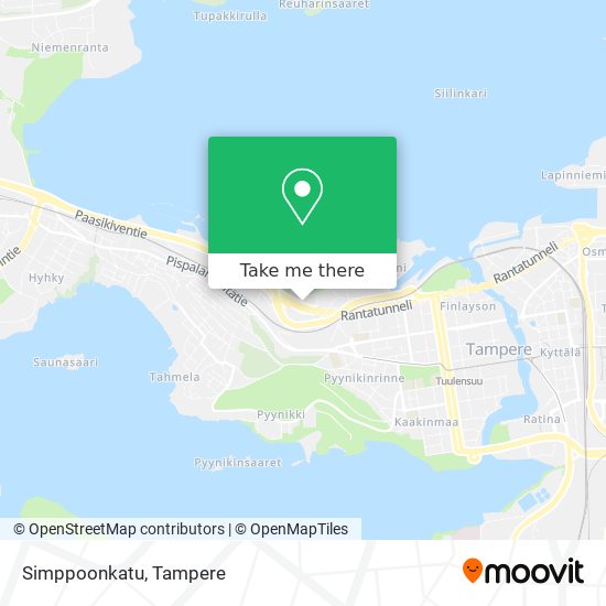 Simppoonkatu map