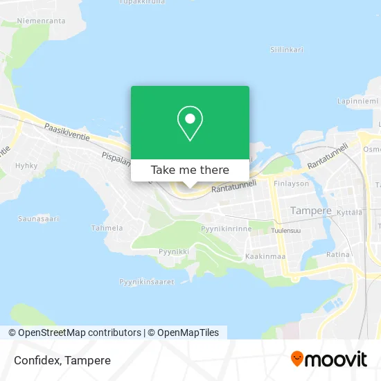 Confidex map