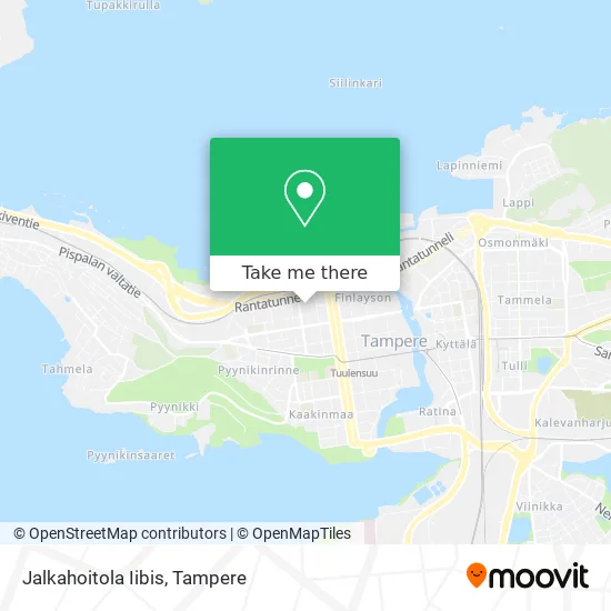 Jalkahoitola Iibis map