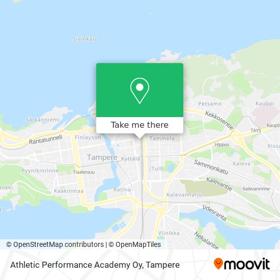 Athletic Performance Academy Oy map