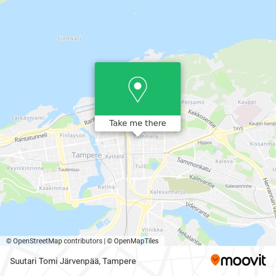 Suutari Tomi Järvenpää map