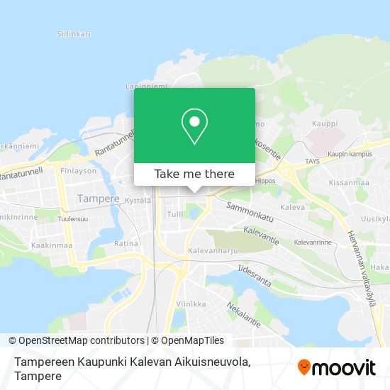 Tampereen Kaupunki Kalevan Aikuisneuvola map