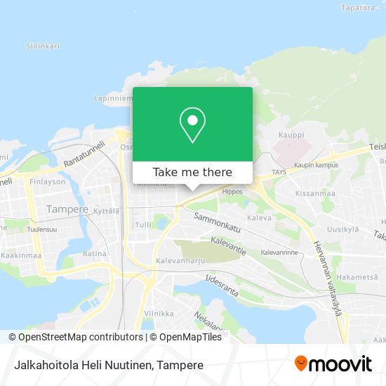 Jalkahoitola Heli Nuutinen map