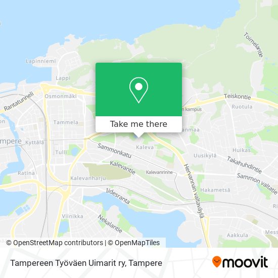 Tampereen Työväen Uimarit ry map