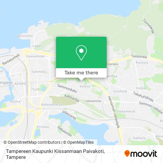 Tampereen Kaupunki Kissanmaan Paivakoti map