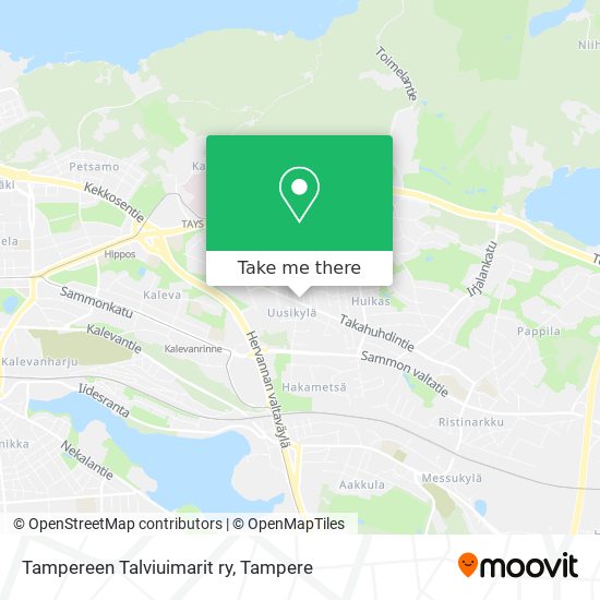 Tampereen Talviuimarit ry map