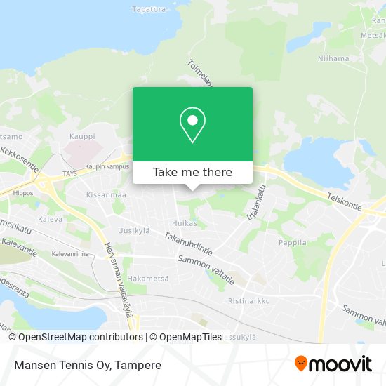 Mansen Tennis Oy map