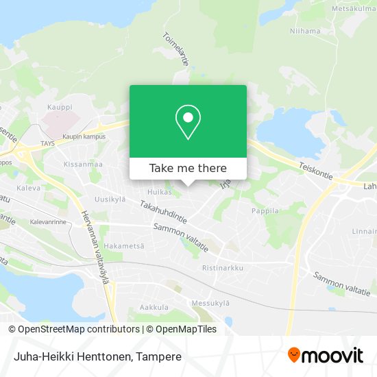 Juha-Heikki Henttonen map
