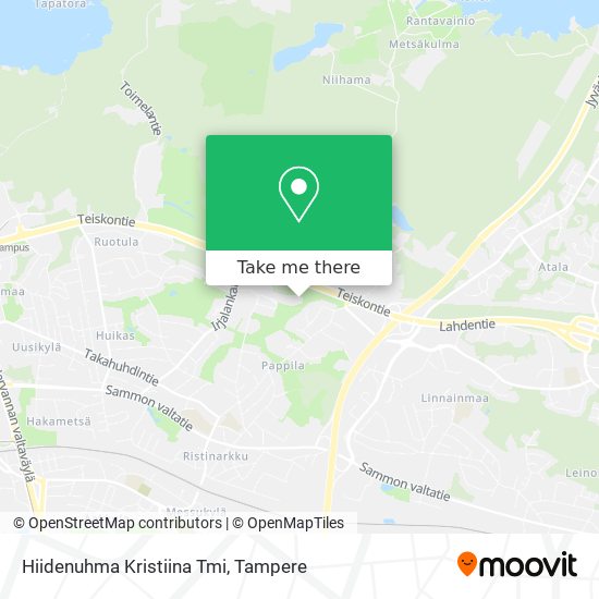 Hiidenuhma Kristiina Tmi map