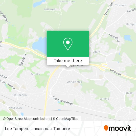 Life Tampere Linnainmaa map