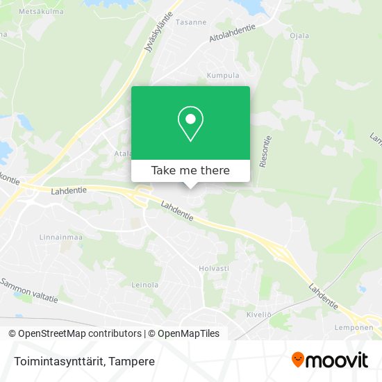 Toimintasynttärit map