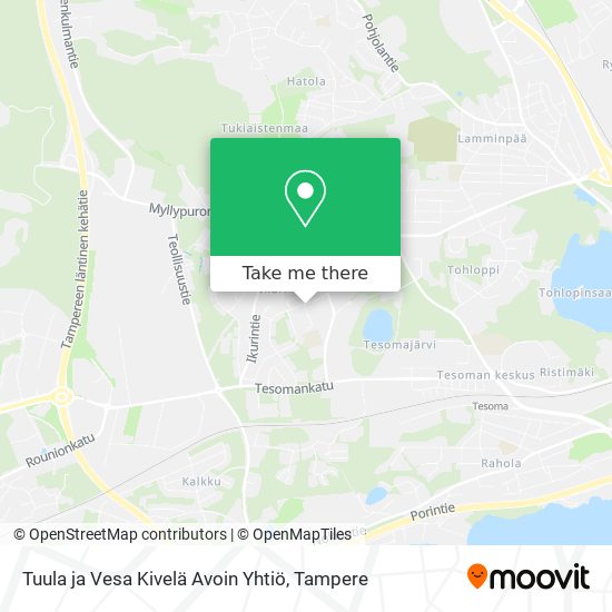 Tuula ja Vesa Kivelä Avoin Yhtiö map