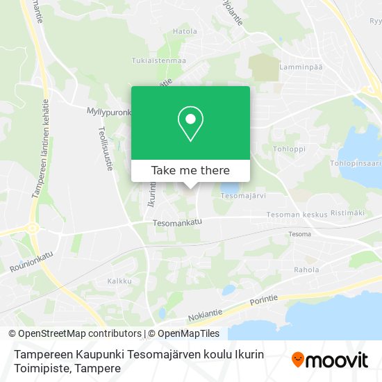 Tampereen Kaupunki Tesomajärven koulu Ikurin Toimipiste map